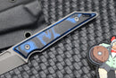 Jake Hoback Knives Goliath Blue Lava G-10 & Stonewash CPM-20CV