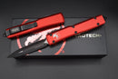 Microtech Ultratech D/E Black Standard Red 122-1RD