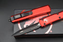 Microtech Ultratech D/E Black Standard Red 122-1RD