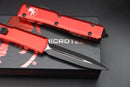 Microtech Ultratech D/E Black Standard Red 122-1RD