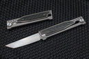 Reate EXO Exoskeleton Design Black Micarta Tanto