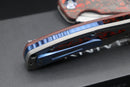 Reate Knives Horizon D Lava Flow Fat Carbon & Chad Nichols MokuTi Exclusive w/ Silver Hardware