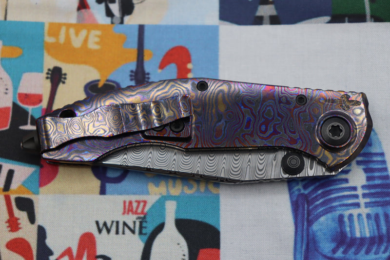 Custom Knife Factory & Marfione Custom Knives Collaboration Sokosha Damasteel & Zircuti One-Off