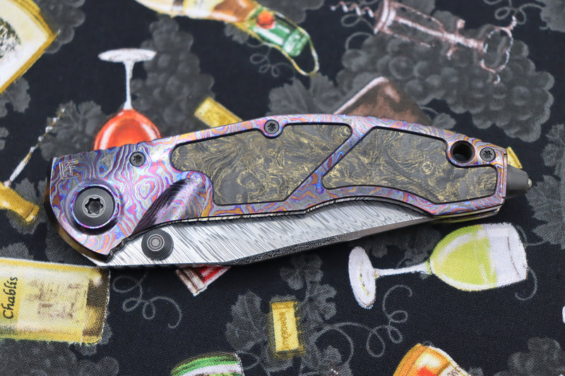 Custom Knife Factory & Marfione Custom Knives Collaboration Sokosha Damasteel & Zircuti One-Off