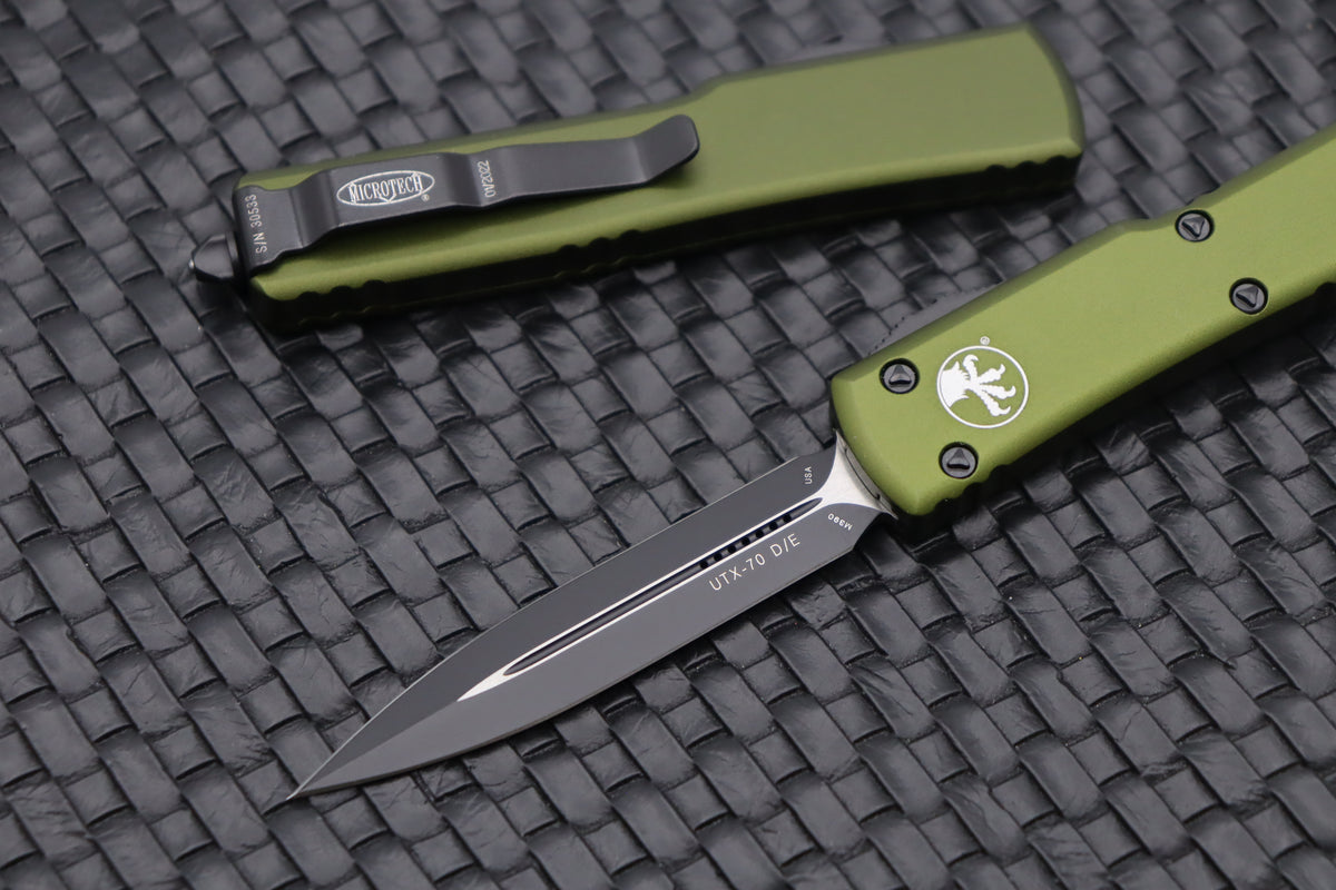 Ult Wear カーキ Microtech UTX-70 D/E Black Standard & OD Green 147-1OD