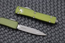 Microtech UTX-70 D/E Apocalyptic Fully Serrated & OD Green 147-12APOD