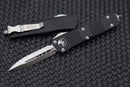 Microtech Troodon D/E Satin Full Serrated & Black 138-6