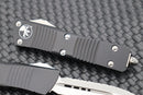 Microtech Troodon D/E Satin Full Serrated & Black 138-6