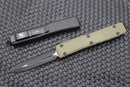 Microtech Ultratech D/E Black & Signature Series OD Green G-10 Composite Top 122-1GTODS