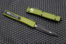 Microtech Ultratech D/E Black Partial Serrated & OD Green 122-2OD