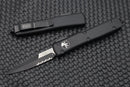 Microtech Ultratech Black Tactical Bayonet Grind Partial Serrated 120-2T