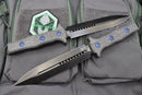 Heretic Knives Nephilim Carbon Fiber Double Edge DLC H003-6A-CF