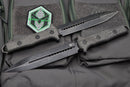 Heretic Knives Nephilim Carbon Fiber Double Edge Battleworn H003-8A-CF
