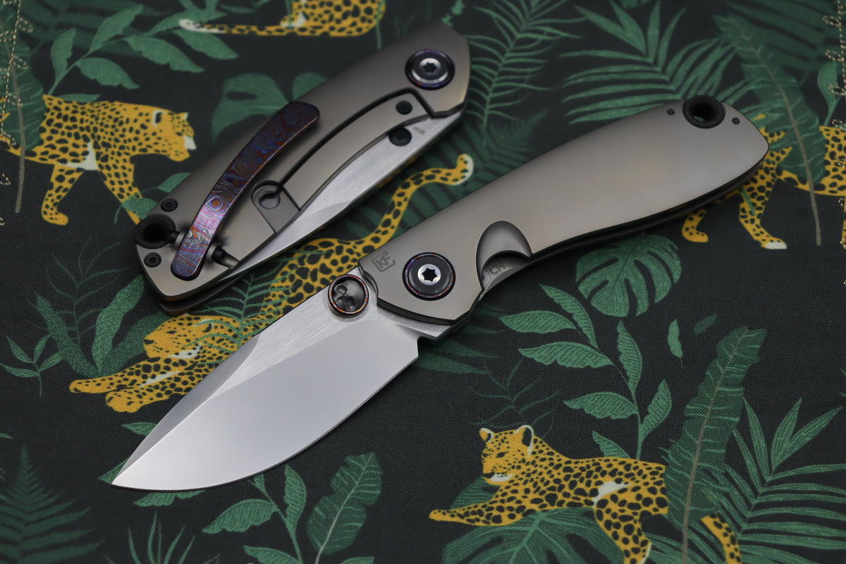 Custom Knife Factory/Copperhead Rampage Titanium/ZircuTi/M390 (LIMIT 1