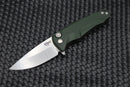 Medford Smooth Criminal Button Lock OD Green & S35VN