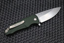Medford Smooth Criminal Button Lock OD Green & S35VN