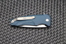 Medford Smooth Criminal Button Lock Blue & S35VN