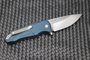Medford Smooth Criminal Button Lock Blue & S35VN