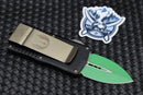 Microtech Exocet D/E Jedi Master Green Standard 157-1JM