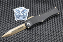 Microtech Hera Black & D/E Bronze Fully Serrated 702-15