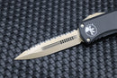 Microtech Hera Black & D/E Bronze Fully Serrated 702-15