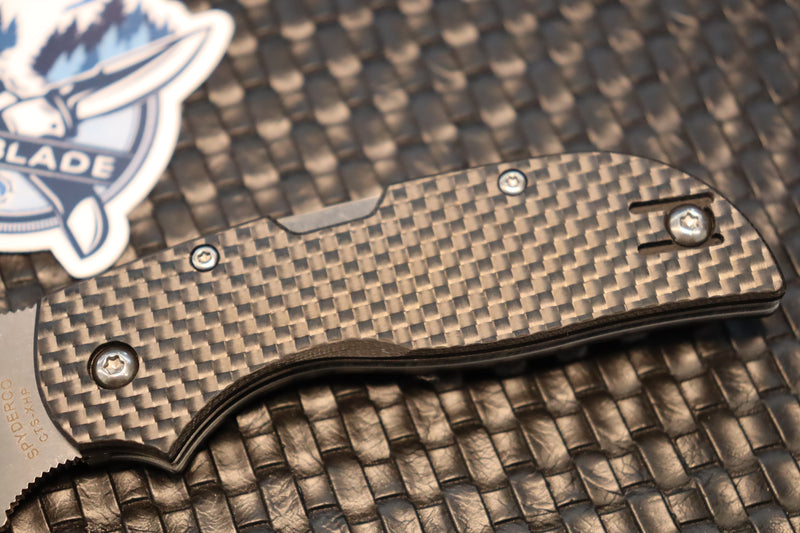 Spyderco Chaparral Carbon Fiber/G-10 Laminate C152CFP