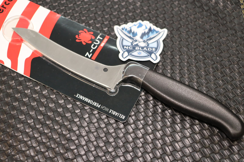 Spyderco Z-Cut Kitchen Knife w/ Black FRN & Pointed Tip CTS-BD1N K14PBK
