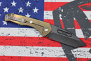 Medford Praetorian Slim PVD S35VN Tanto & Flamed Handle w/ Bronze