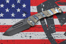 Medford Praetorian Slim PVD S35VN Tanto & Flamed Handle w/ Bronze