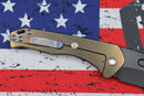 Medford Praetorian Slim PVD S35VN Tanto & Flamed Handle w/ Bronze