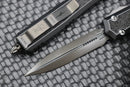 Microtech Makora DLC Standard w/ DLC Hardware & Deep Engraving 206-1DLCTSH