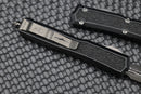 Microtech Makora DLC Standard w/ DLC Hardware & Deep Engraving 206-1DLCTSH
