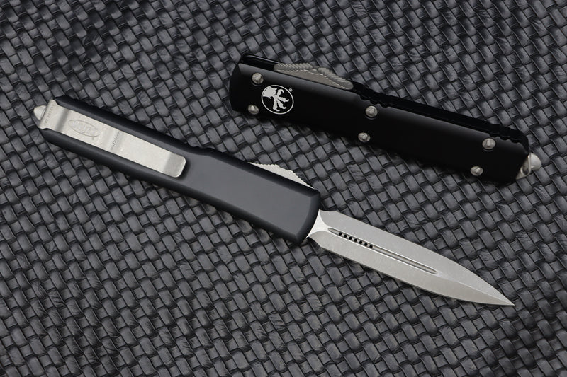 Microtech Ultratech Double Edge Apocalyptic Standard & Black 122-10AP