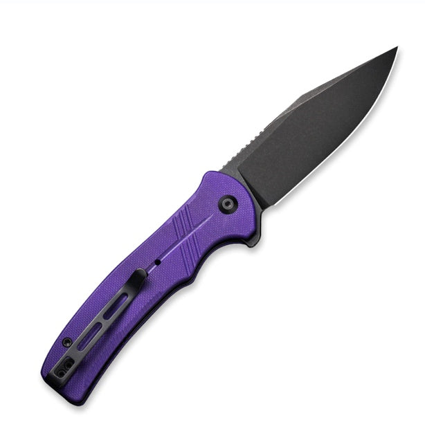 CIVIVI Cogent Purple G-10 Button Lock & Black 14C28N C20038D-2