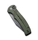CIVIVI Cogent Green Micarta Button Lock & Damascus C20038D-DS1