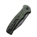 CIVIVI Cogent Green Micarta Button Lock & Damascus C20038D-DS1