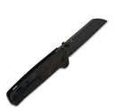 QSP Penguin Black & Red Shredded Carbon fiber Overlay G10 & Black D2 QS130-URD