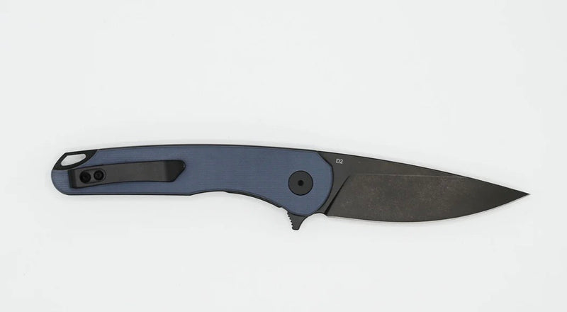 Eikonic Knives Dromas w/ Steel Blue G-10 & Black D2 440BGY