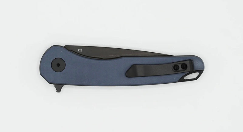 Eikonic Knives Dromas w/ Steel Blue G-10 & Black D2 440BGY