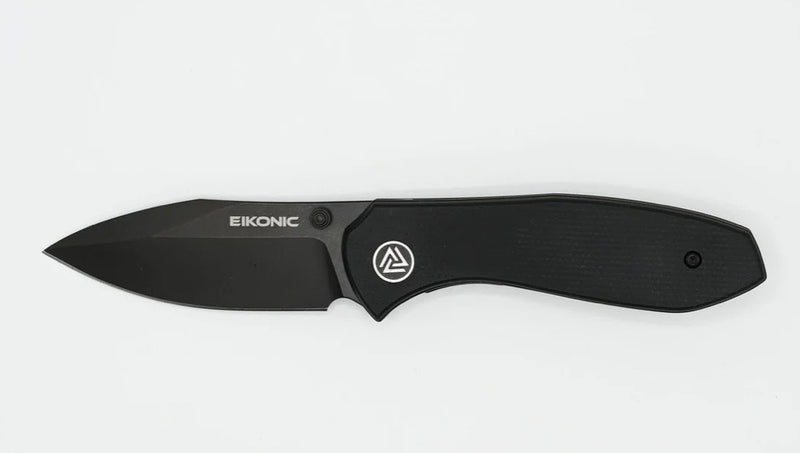 Eikonic Knives Kasador Night Black Micarta & Black D2 331BB