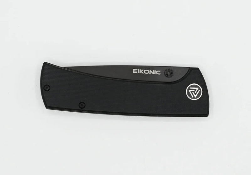 Eikonic Knives RCK9 Night Black G-10 & Black D2 100BB