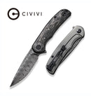 Civivi NOx - Flipper w/ Carbon Fiber Handle & Damascus C2110DS-1