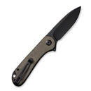 Civivi Elementum Flipper - Dark green Micarta Handle & Black D2 C907Z