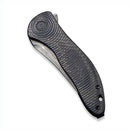 Civivi Synergy 3 Flipper w/ Layered G-10 & Carbon Fiber Overlay & Tanto Damascus C20075B-DS1