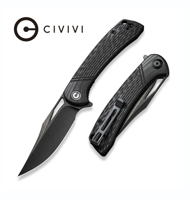 Civivi Dogma Flipper - Black G-10 Handle & Black D2 C2005G