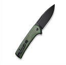Civivi Conspirator Button Lock Flipper w/ Green Micarta & Nitro-V C210062