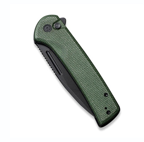 Civivi Conspirator Button Lock Flipper w/ Green Micarta & Nitro-V C210062