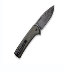 Civivi Conspirator Button Lock Flipper w/ Dark Green Micarta & Damascus C21006-DS1