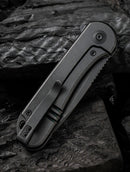 We Knife Elementum Black Titanium Framelock & Black CPM-20CV WE18062X3