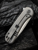 We Knife Elementum Titanium Framelock & Satin CPM-20CV WE18062X1